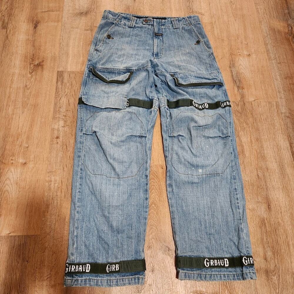 Vintage Marithe Francois Girbaud Jeans 33x32 Baggy Green Shuttle Tape Y2K